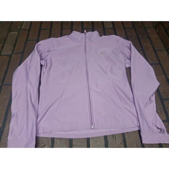 Nike Pro Dri Fit Women’s M 8 10 Purple running Pullover Long Sleeve Thumbholes - Picture 1 of 5